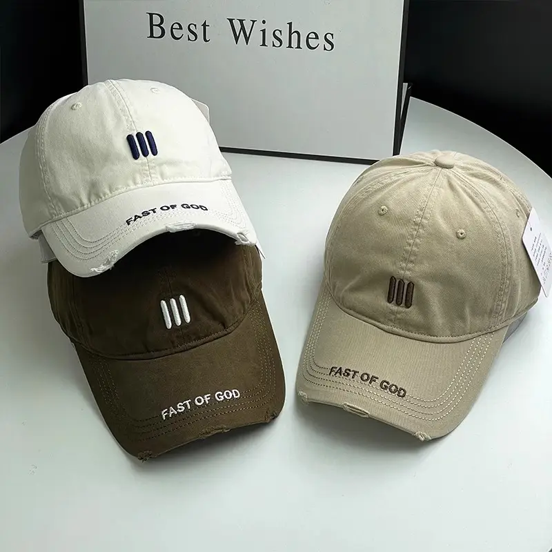 2025 New Style Hole Letter Embroider Soft Top Baseball Cap for Women - Image 9