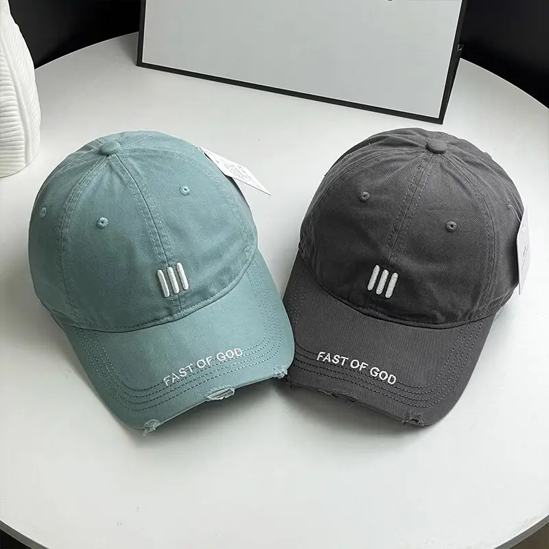 2025 New Style Hole Letter Embroider Soft Top Baseball Cap for Women - Image 10