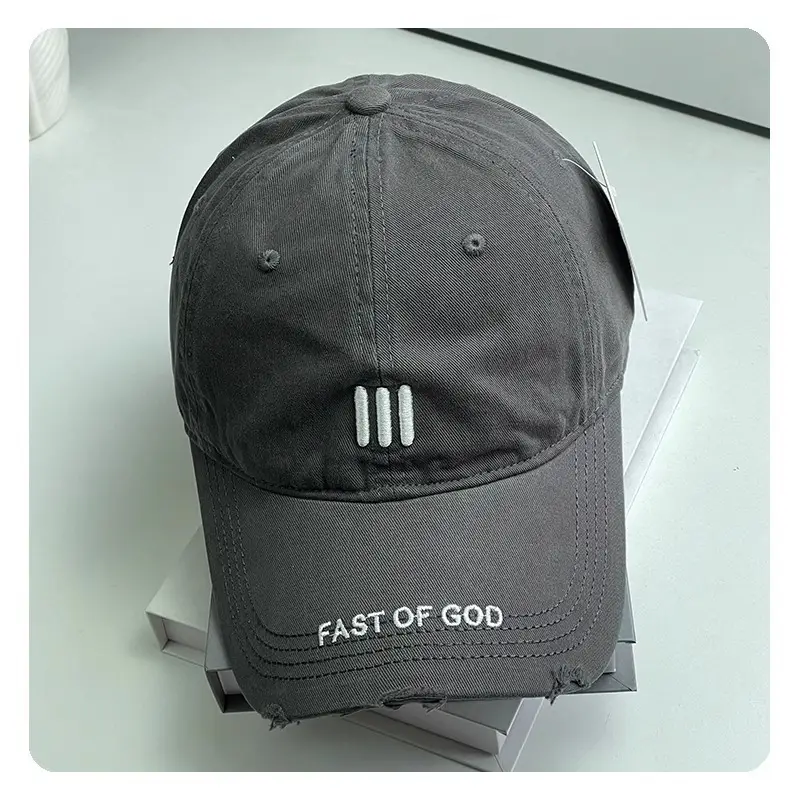 2025 New Style Hole Letter Embroider Soft Top Baseball Cap for Women — feature 15