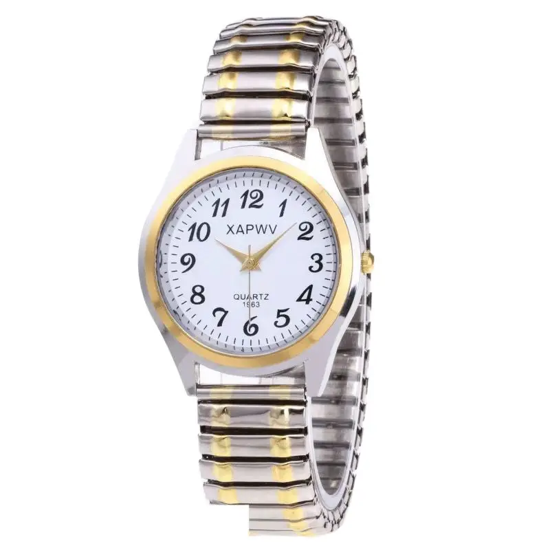 Old Men's Women's Large Digital Waterproof Quartz Watch 38mm