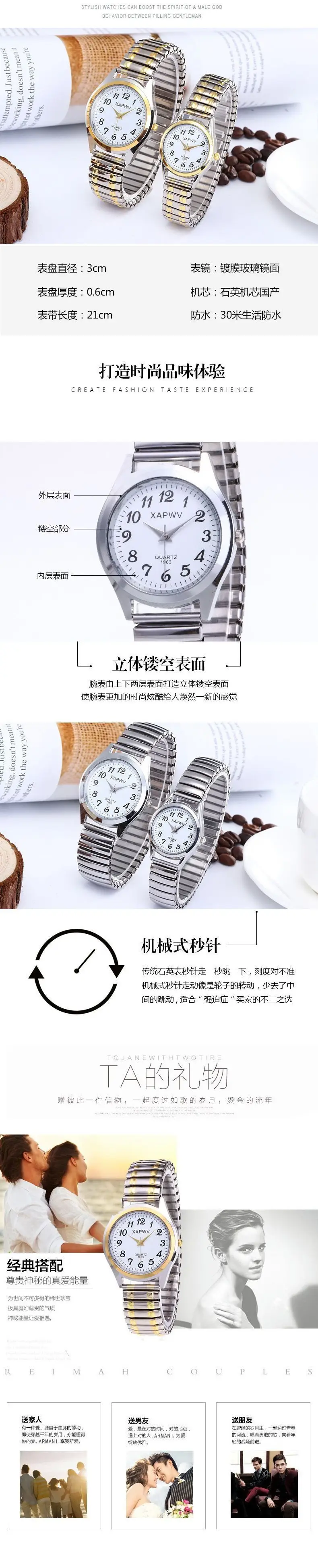 Old Men's Women's Large Digital Waterproof Quartz Watch 38mm — feature 4