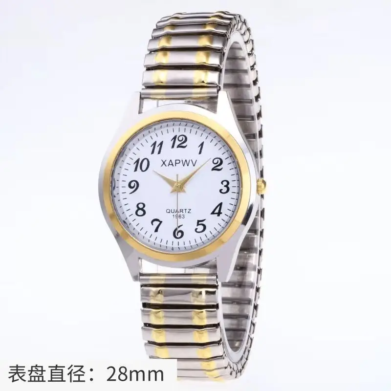 Old Men's Women's Large Digital Waterproof Quartz Watch 38mm