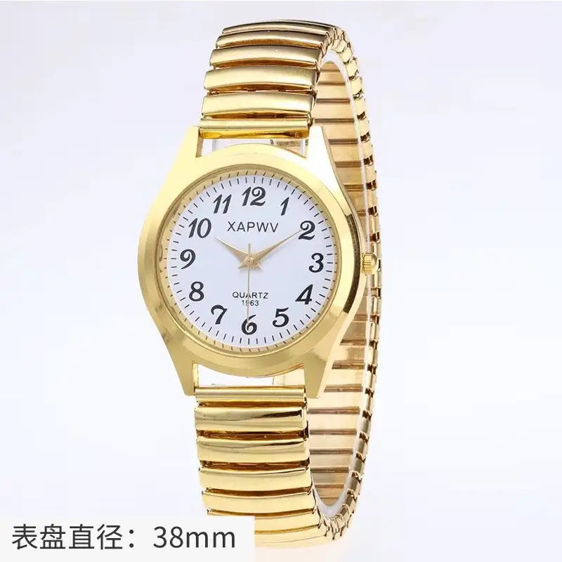 Old Men's Women's Large Digital Waterproof Quartz Watch 38mm