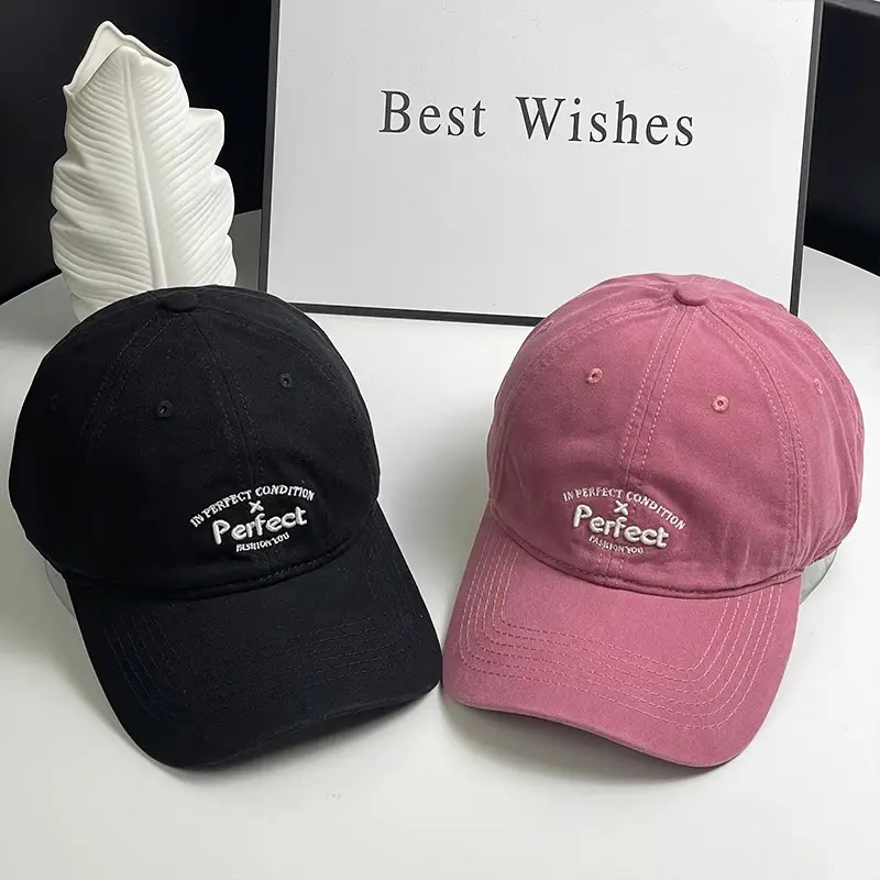 Women White Embroidered Baseball Cap Perfect Condition - Image 11