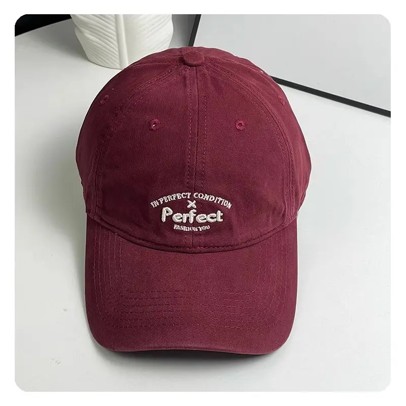 Women White Embroidered Baseball Cap Perfect Condition — feature 22