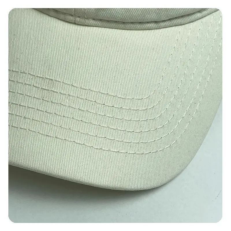 Women White Embroidered Baseball Cap Perfect Condition — feature 6
