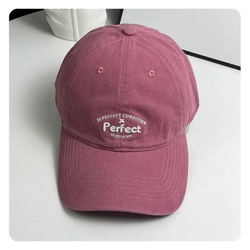 Women White Embroidered Baseball Cap Perfect Condition - Image 2