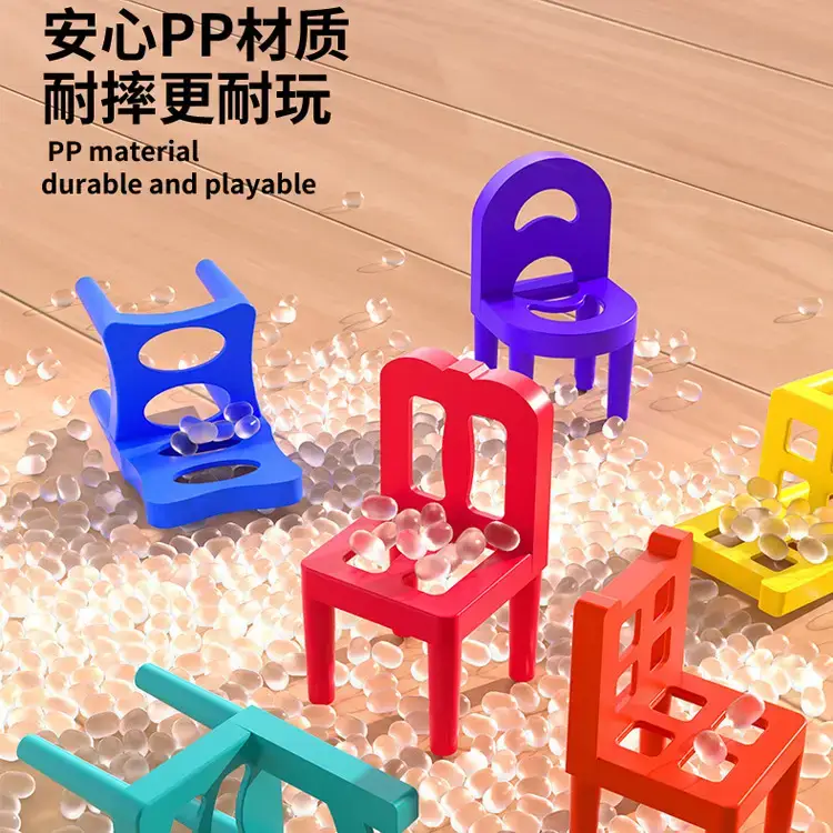 100 Pcs Colorful Wooden Learning Chair for Kids - Image 7