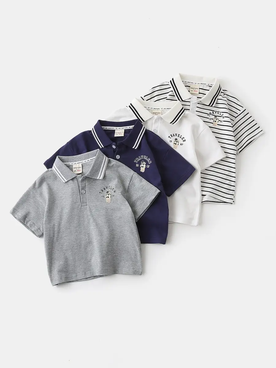 Boys Polo Shirts 2026 Summer Collared Dropshipping - Image 6