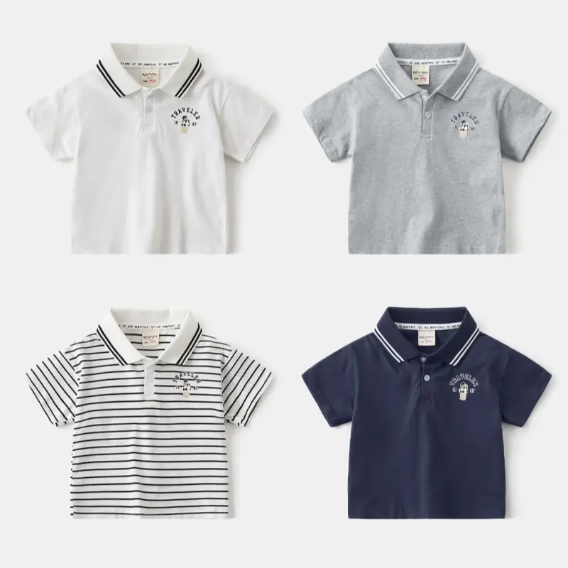 Boys Polo Shirts 2026 Summer Collared Dropshipping — feature 1