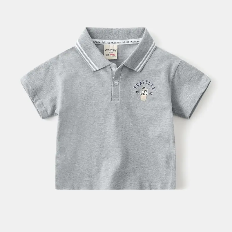 Boys Polo Shirts 2026 Summer Collared Dropshipping - Image 2