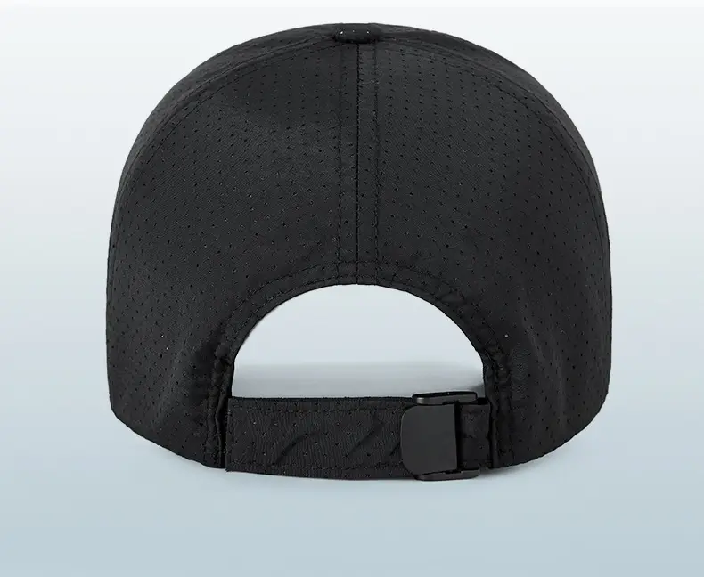 Men SPF50 Sunscreen Brim Cap Navy Camping Hat — feature 30