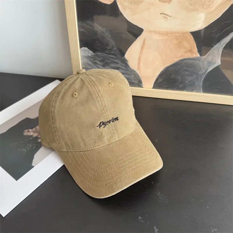 Women Red Potato Letter Cap Brown — feature 15