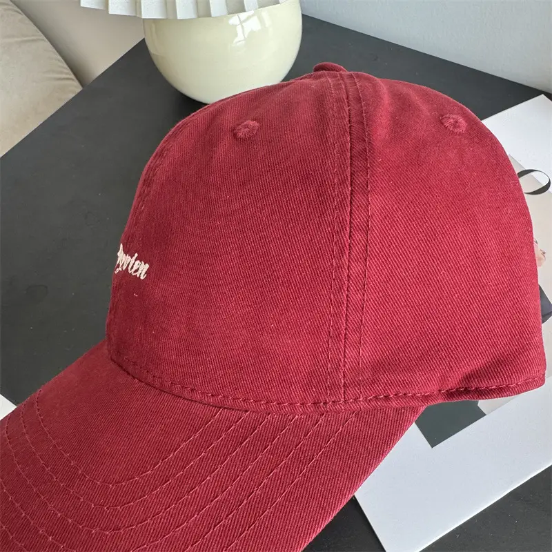 Women Red Potato Letter Cap Brown — feature 2