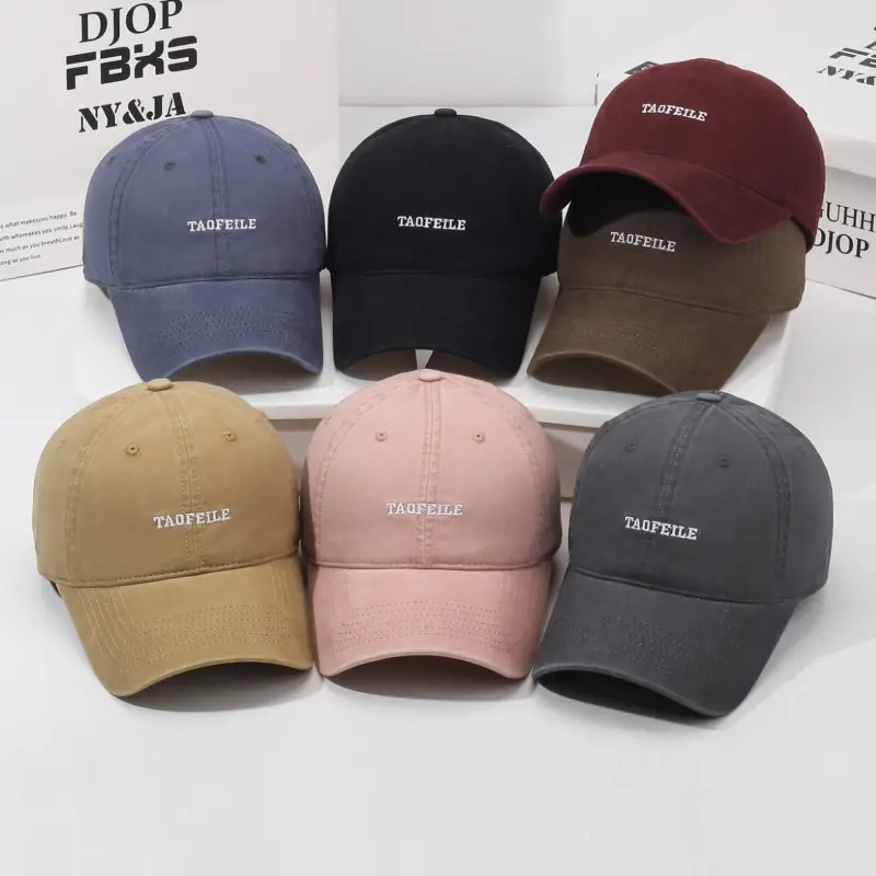 Maroon Embroidered Baseball Cap for Men Women - Image 9