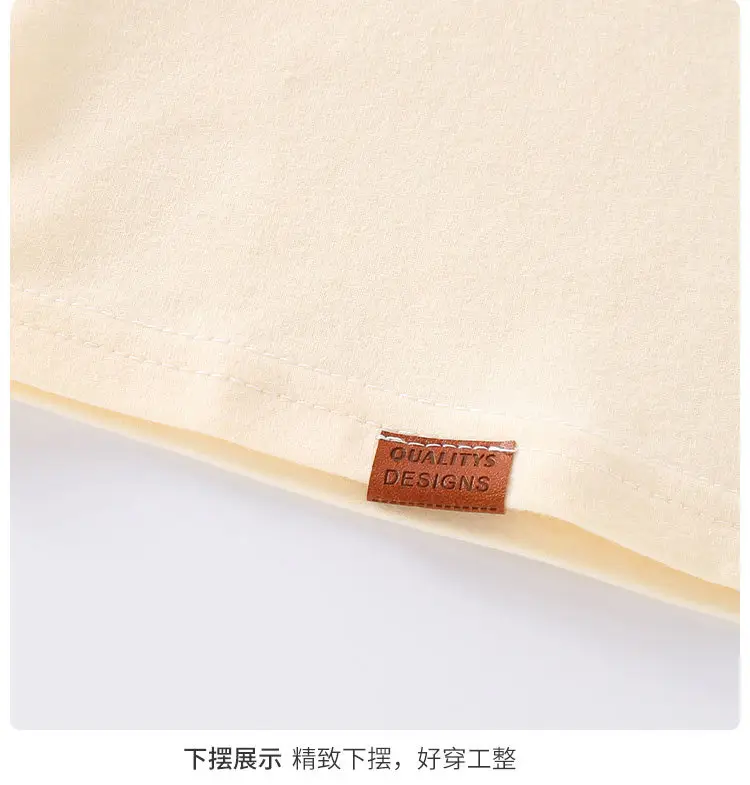 Baby Long Sleeve T-Shirt Beige Spring Autumn Kids Top — feature 9