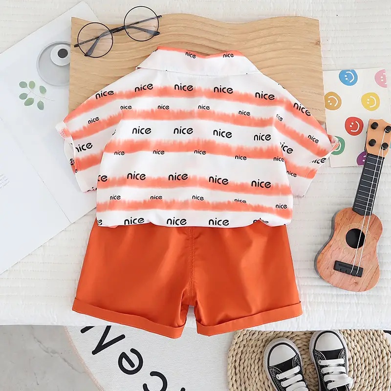 2025 Cotton T-Shirt Polo Shorts Set for Boys 1-5Y — feature 6