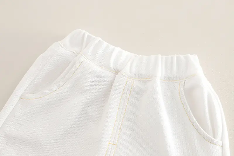 Summer 2025 Boys Cotton Striped T-Shirt Shorts Set — feature 13