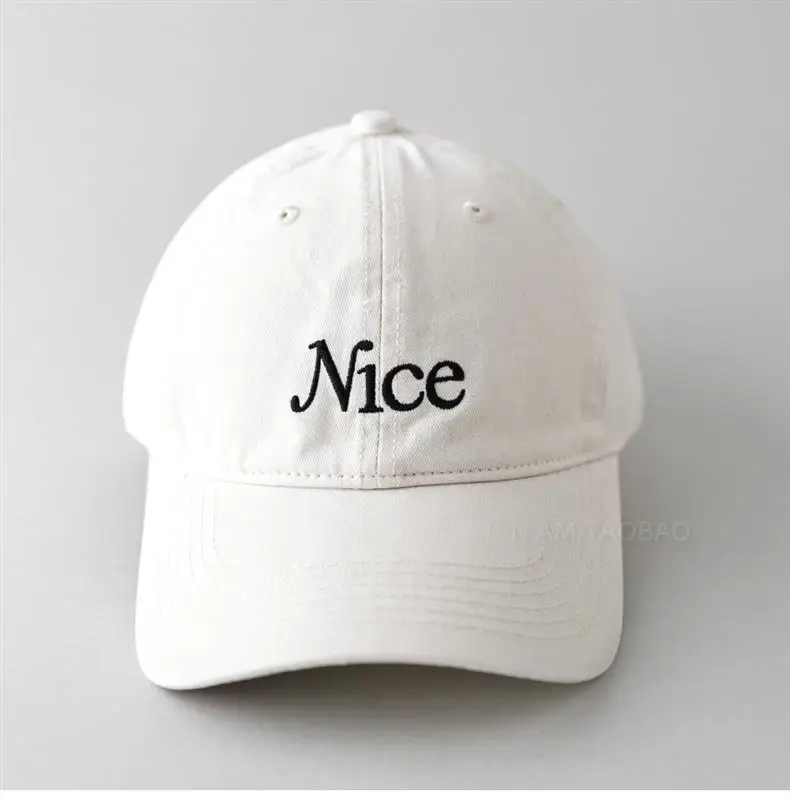 Mice Embroidered Beige Baseball Cap for Men Women — feature 13