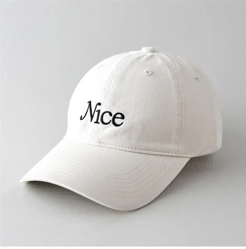 Mice Embroidered Beige Baseball Cap for Men Women — feature 2