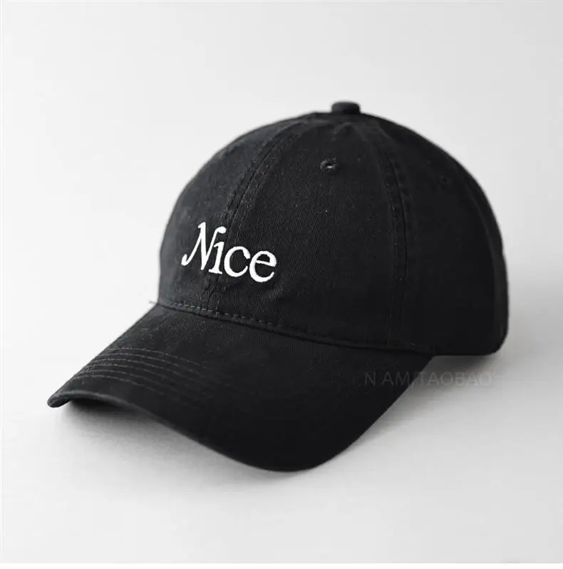 Mice Embroidered Beige Baseball Cap for Men Women — feature 4