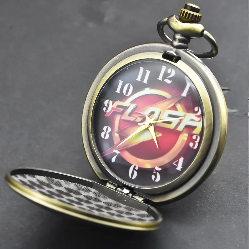 Avengers Quartz Pocket Watch Necklace for Kids - Image 4