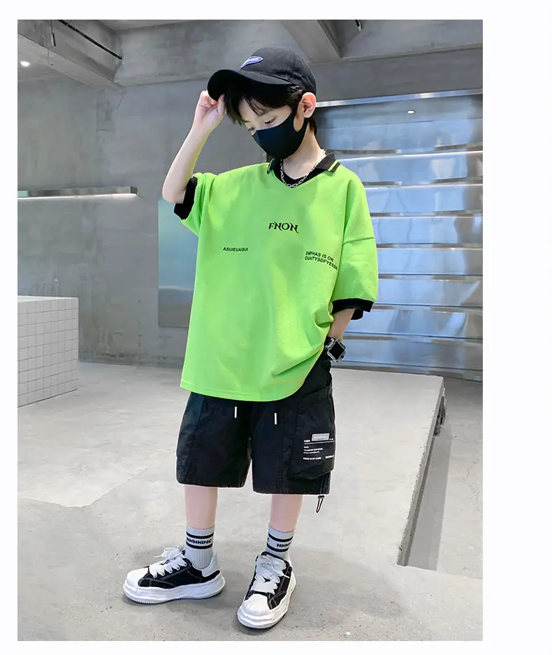 Boys Cotton T-Shirt Summer 2025 Cartoon Design — feature 21