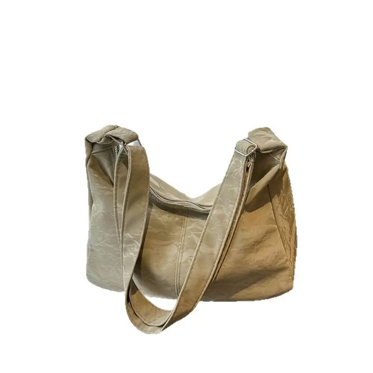 2024 Soft Puffer Shoulder Bag with Teddy Bear Pendant - Image 13