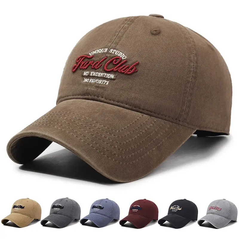European Retro Baseball Cap Men Women New Spring Autumn Letter Embroidered Soft Top Sun Hat Face Showcase Small Cap - Image 4