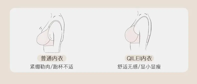 Jelly Strip Traceless Underwear Women's Summer Thin Small Chest Push-up Anti-sagging Paramilis Non-rims Soft Support Bra — feature 4