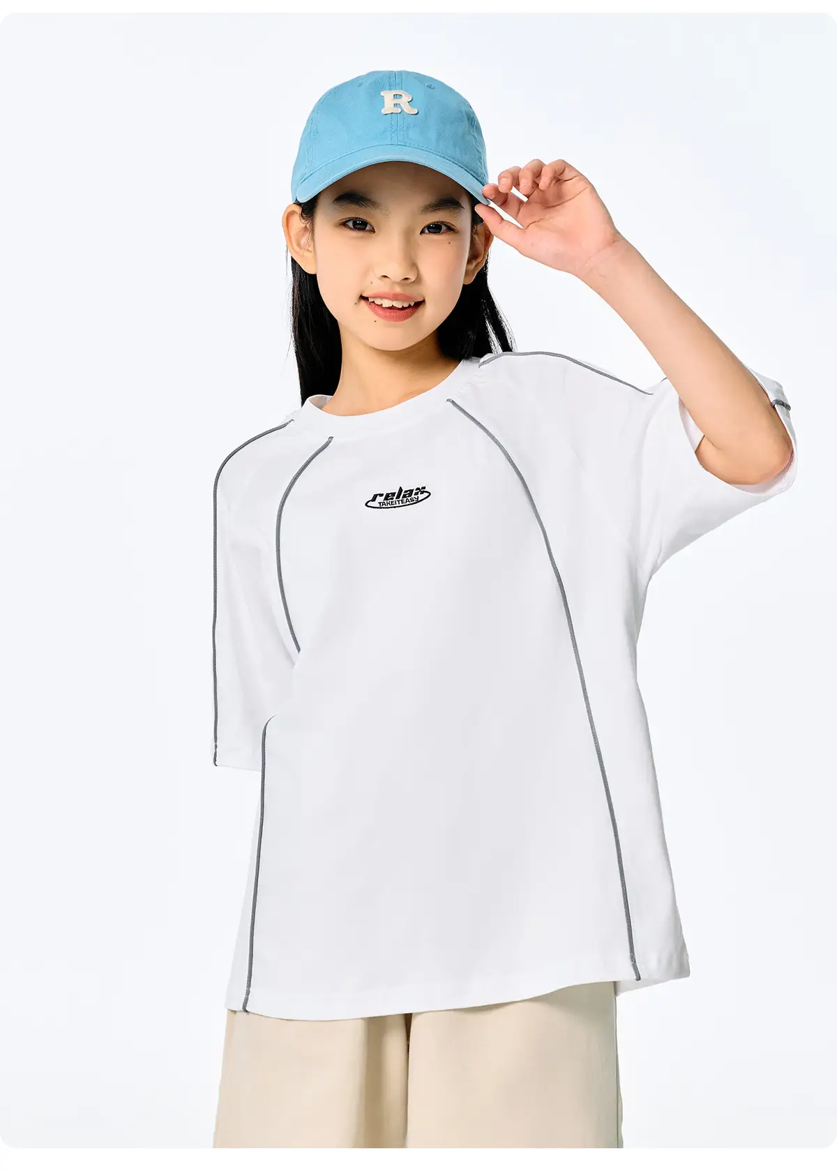 Kids Black Retro Sports T-Shirt for Girls Boys — feature 27