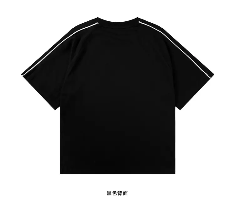 Kids Black Retro Sports T-Shirt for Girls Boys — feature 32