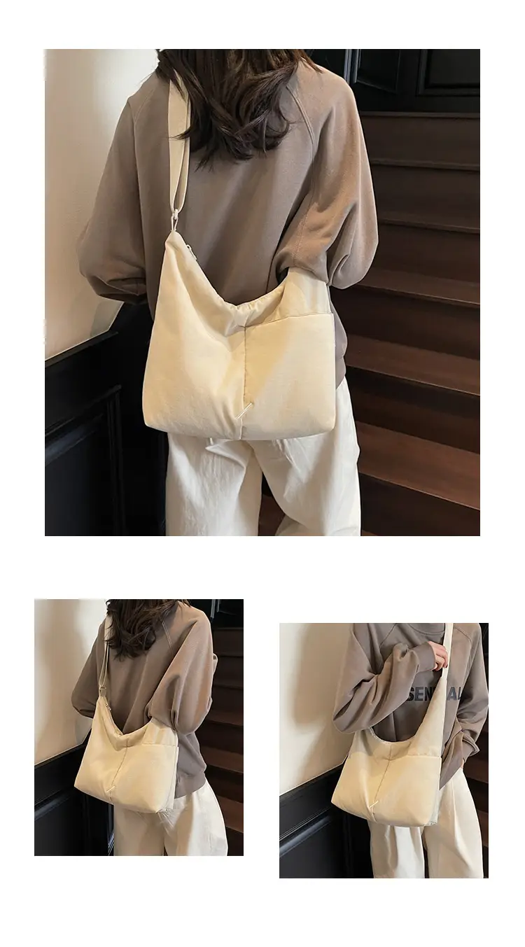 New Pink Large Capacity Shoulder Bag for Women — feature 13