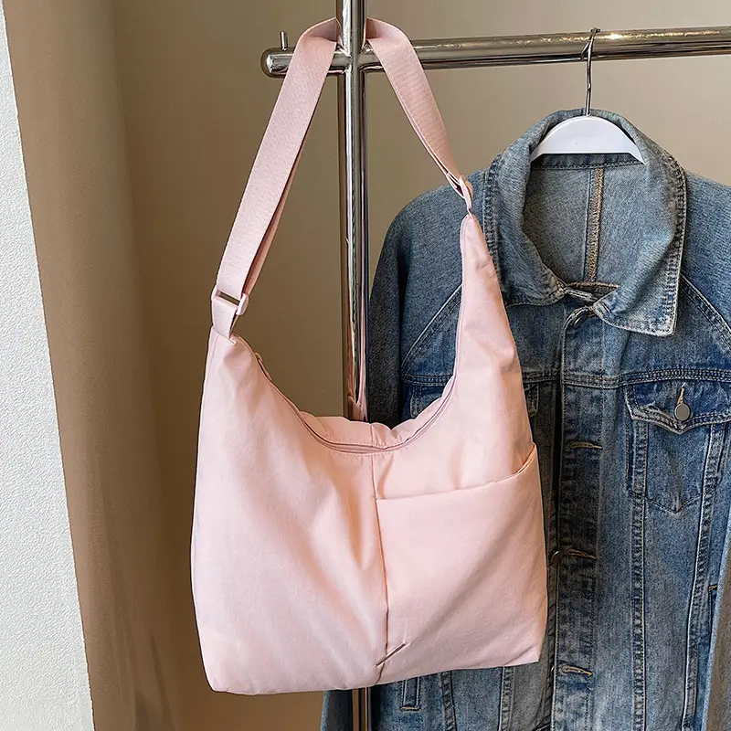 New Pink Large Capacity Shoulder Bag for Women — feature 19