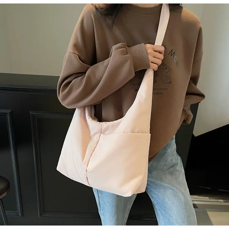New Pink Large Capacity Shoulder Bag for Women — feature 31