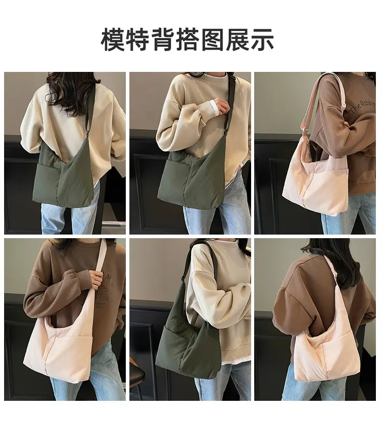 New Pink Large Capacity Shoulder Bag for Women — feature 9