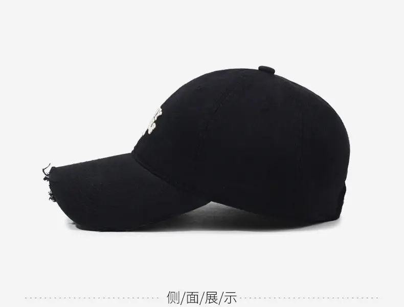 TNYF BKS Embroidered Black Baseball Cap for Men — feature 11