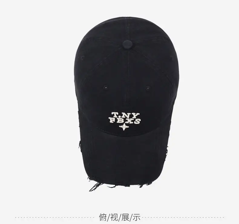 TNYF BKS Embroidered Black Baseball Cap for Men — feature 13