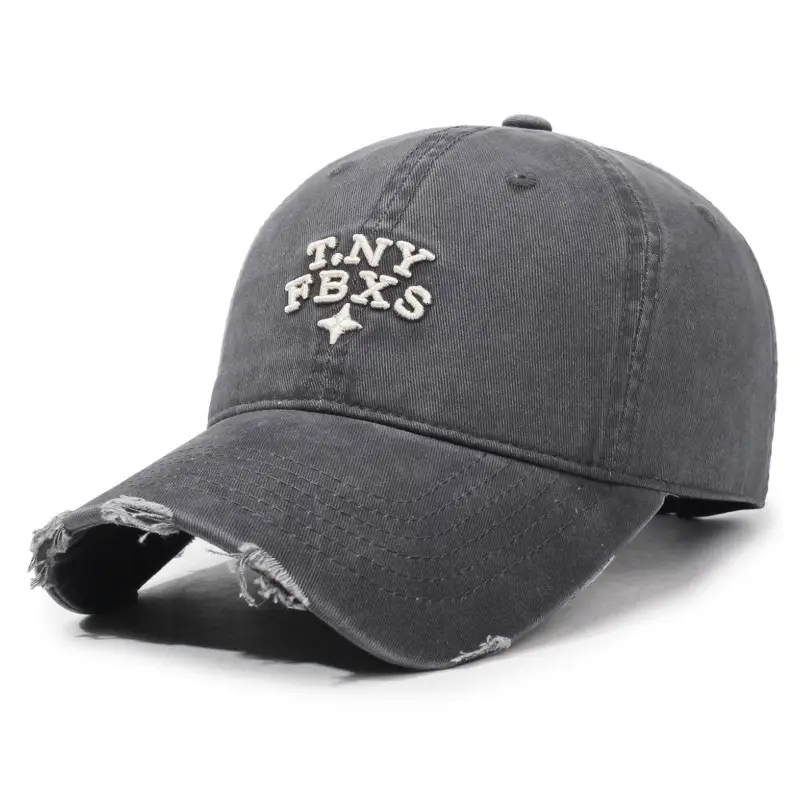 TNYF BKS Embroidered Black Baseball Cap for Men - Image 2
