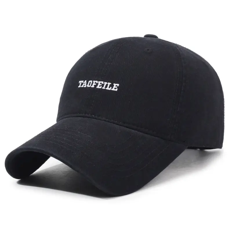 Soft Pink Embroidered Baseball Cap for Men Women - Image 2