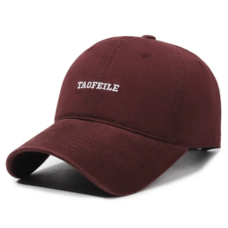 Soft Pink Embroidered Baseball Cap for Men Women - Image 4