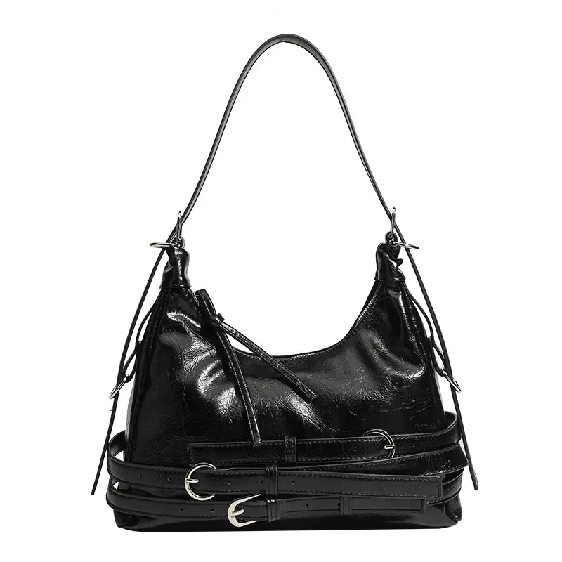 Black Vintage Commuter Bag for Women 2026 - Image 8