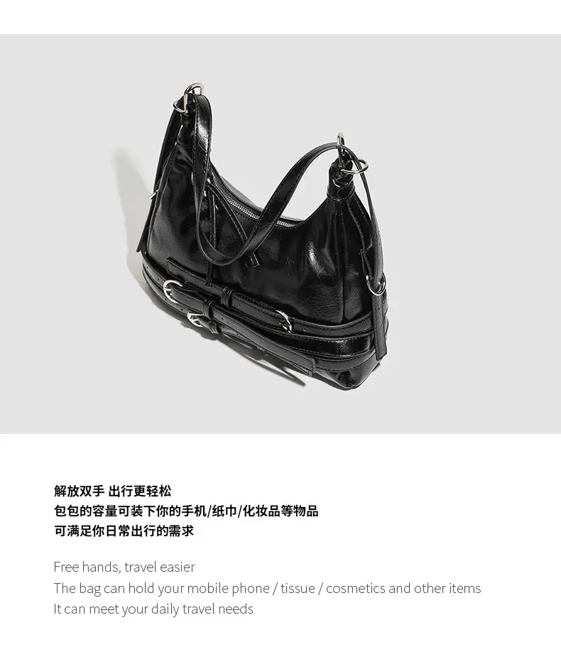 Black Vintage Commuter Bag for Women 2026 — feature 12