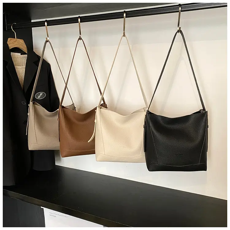 Women's 2-Piece Cream White Tote & Shoulder Bag Set — feature 1