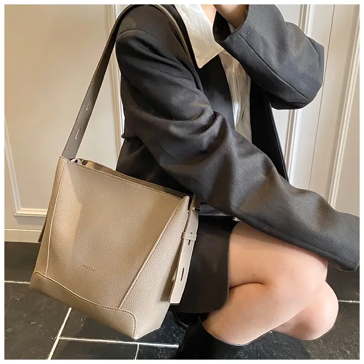 Women's 2-Piece Cream White Tote & Shoulder Bag Set — feature 21