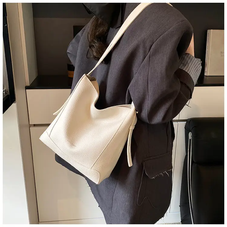 Women's 2-Piece Cream White Tote & Shoulder Bag Set — feature 32
