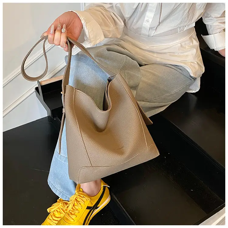 Women's 2-Piece Cream White Tote & Shoulder Bag Set — feature 35