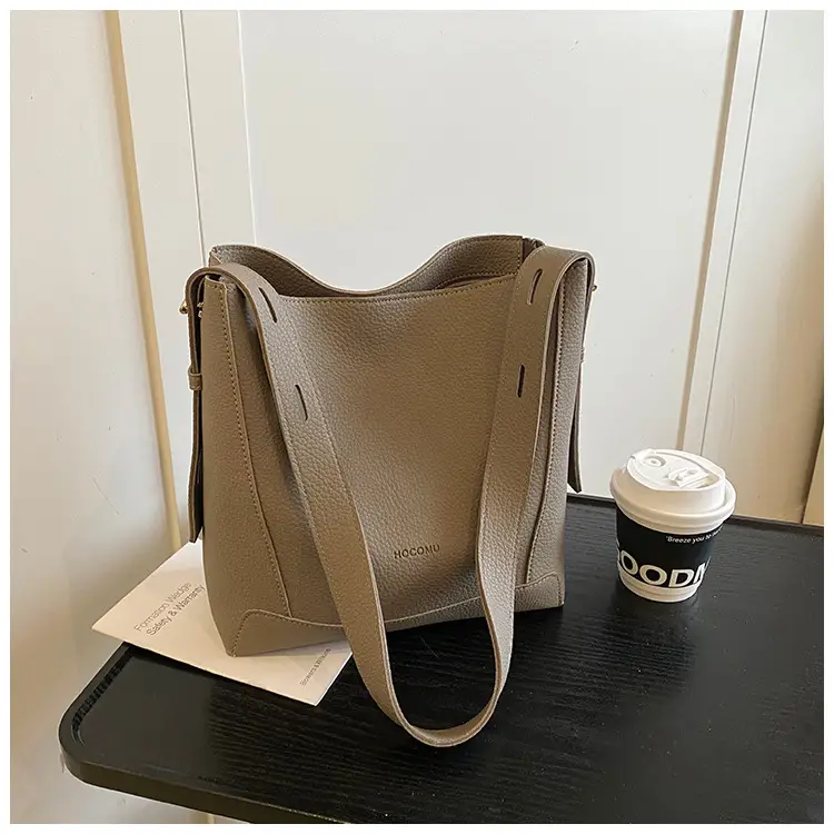 Women's 2-Piece Cream White Tote & Shoulder Bag Set — feature 44