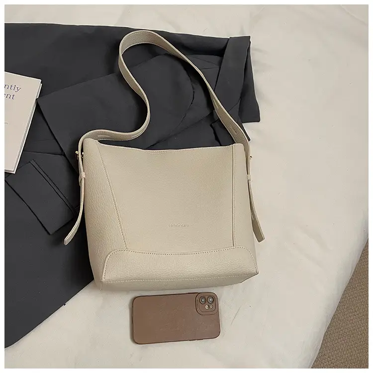 Women's 2-Piece Cream White Tote & Shoulder Bag Set — feature 49