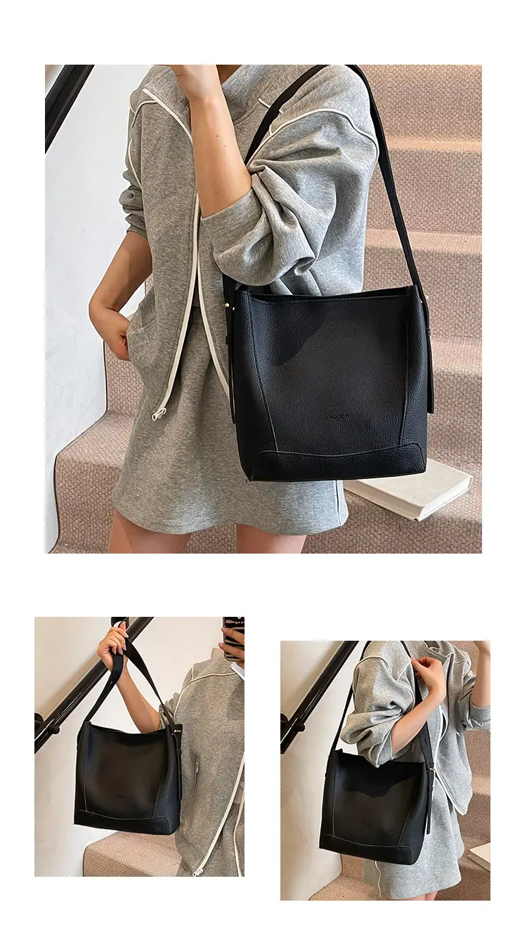 Women's 2-Piece Cream White Tote & Shoulder Bag Set — feature 6